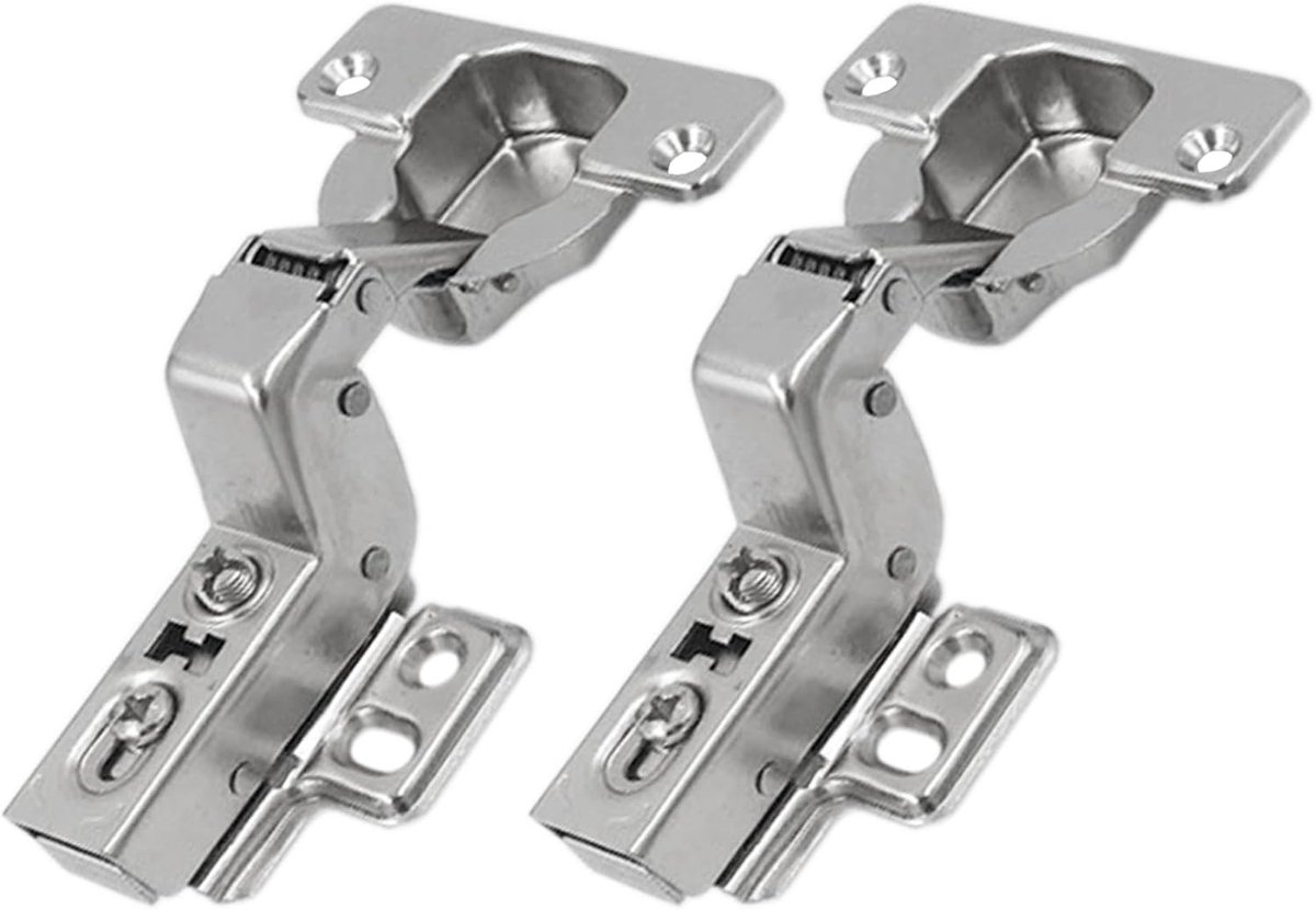 40mm Soft Close Scharnieren met Hydraulische Demper voor Keuken- en Kasten Deuren - 4 Stuks voor Zware en Dikke Deuren