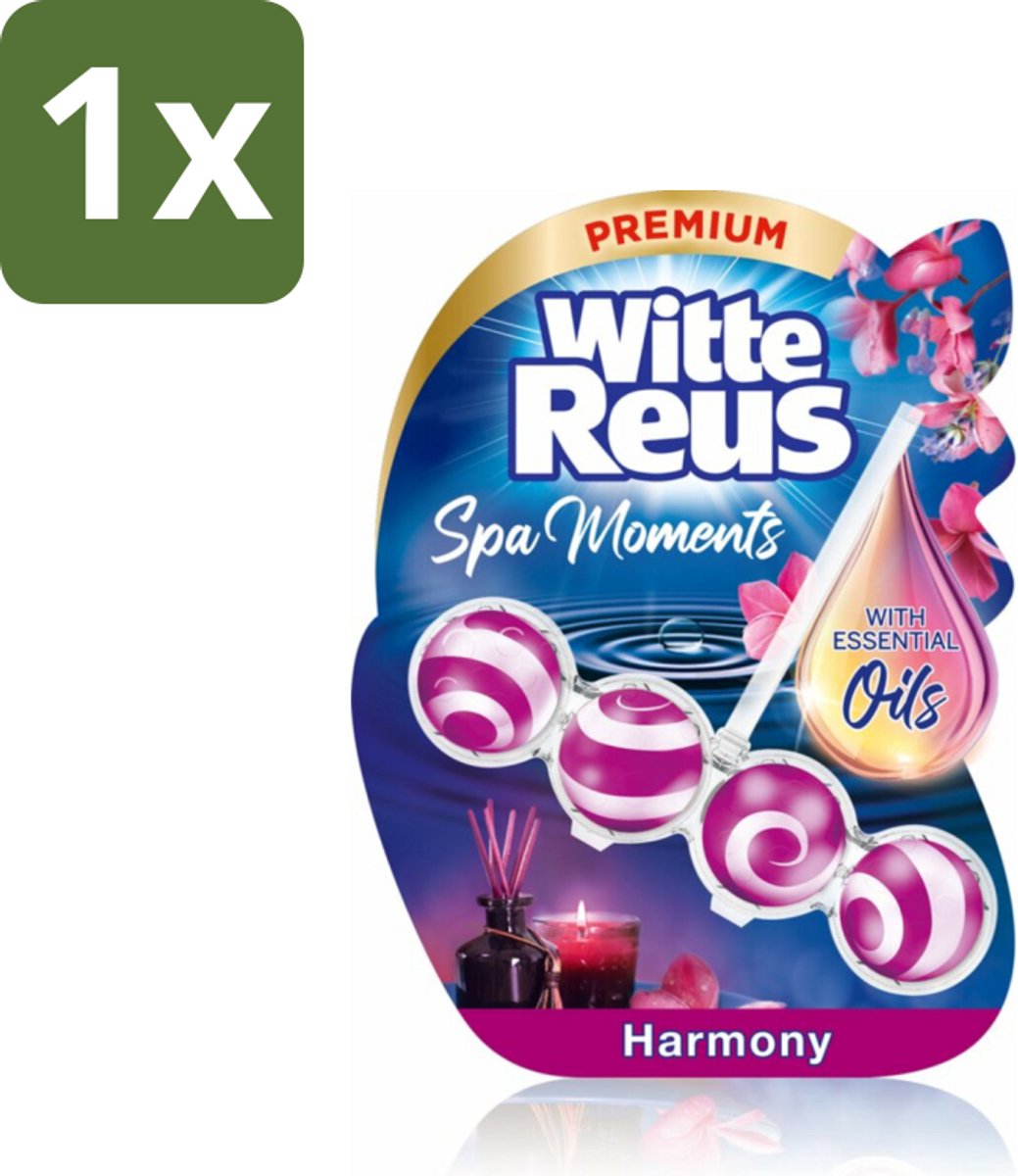 1 x Witte Reus - Wellness Scents Toiletblok - Harmony - 1 Toiletblok - Toiletblok - Wellness Geur - Harmonie Geur - Toilet Reinigen - Anti-kalk