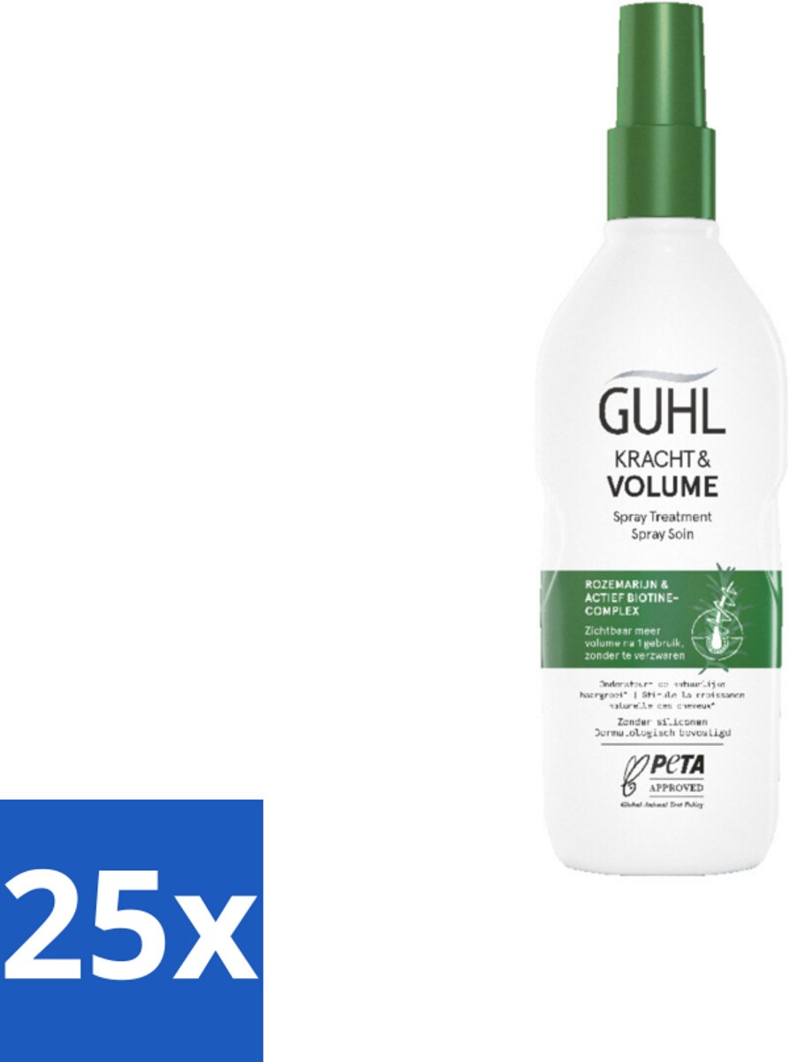 Guhl – Spray Treatment – Kracht & Volume – 150 ml - Bulkverpakking - 25 stuks