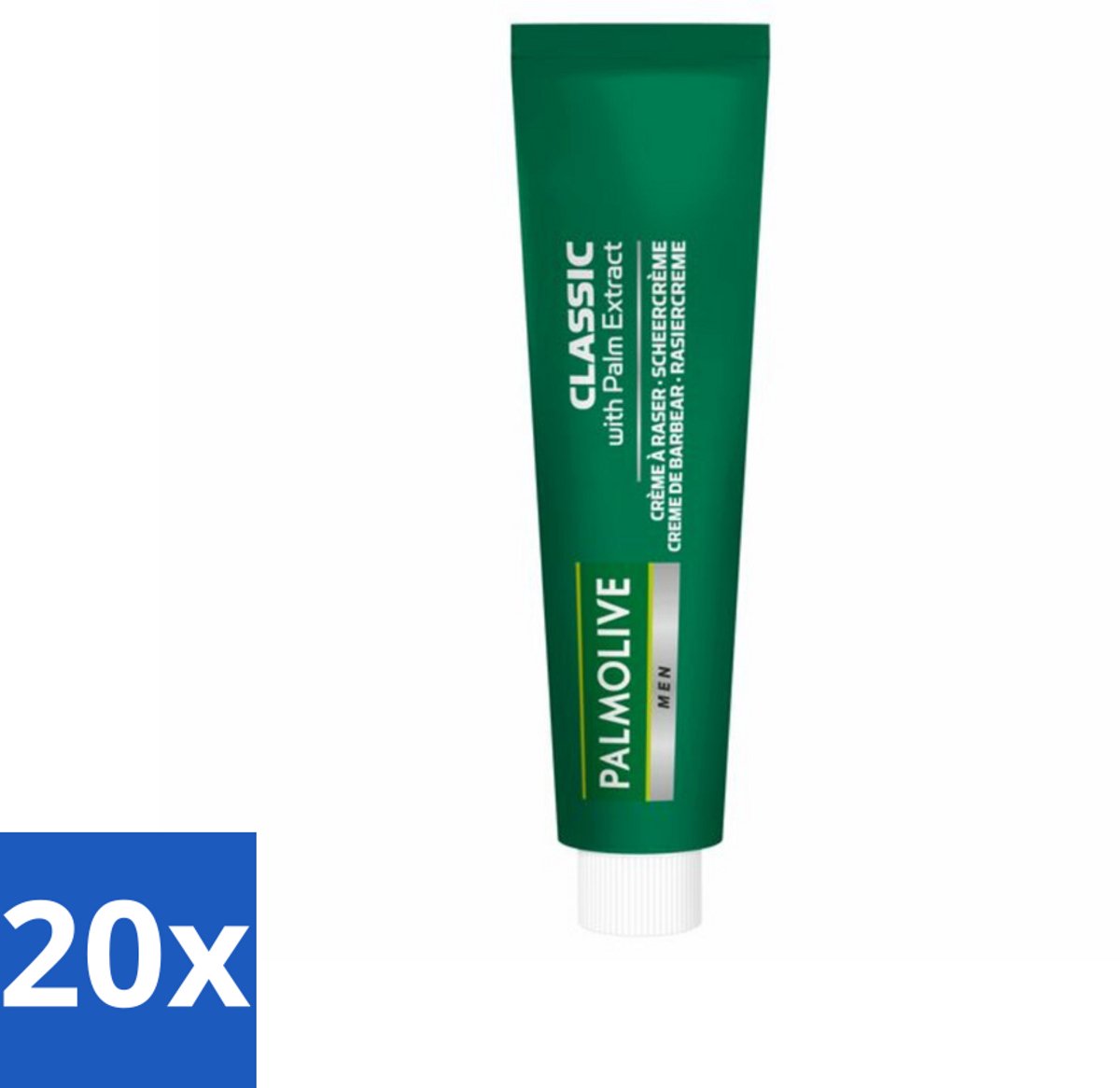 Palmolive Men Scheercrème Classic 100 ml - Bulkverpakking - 20 stuks