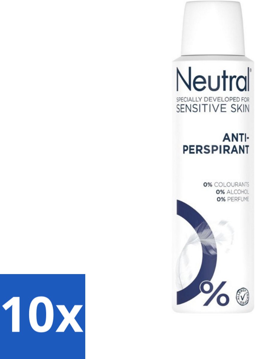 Neutral - Deodorant - Spray - Sensitive Skin - 150ml x 10