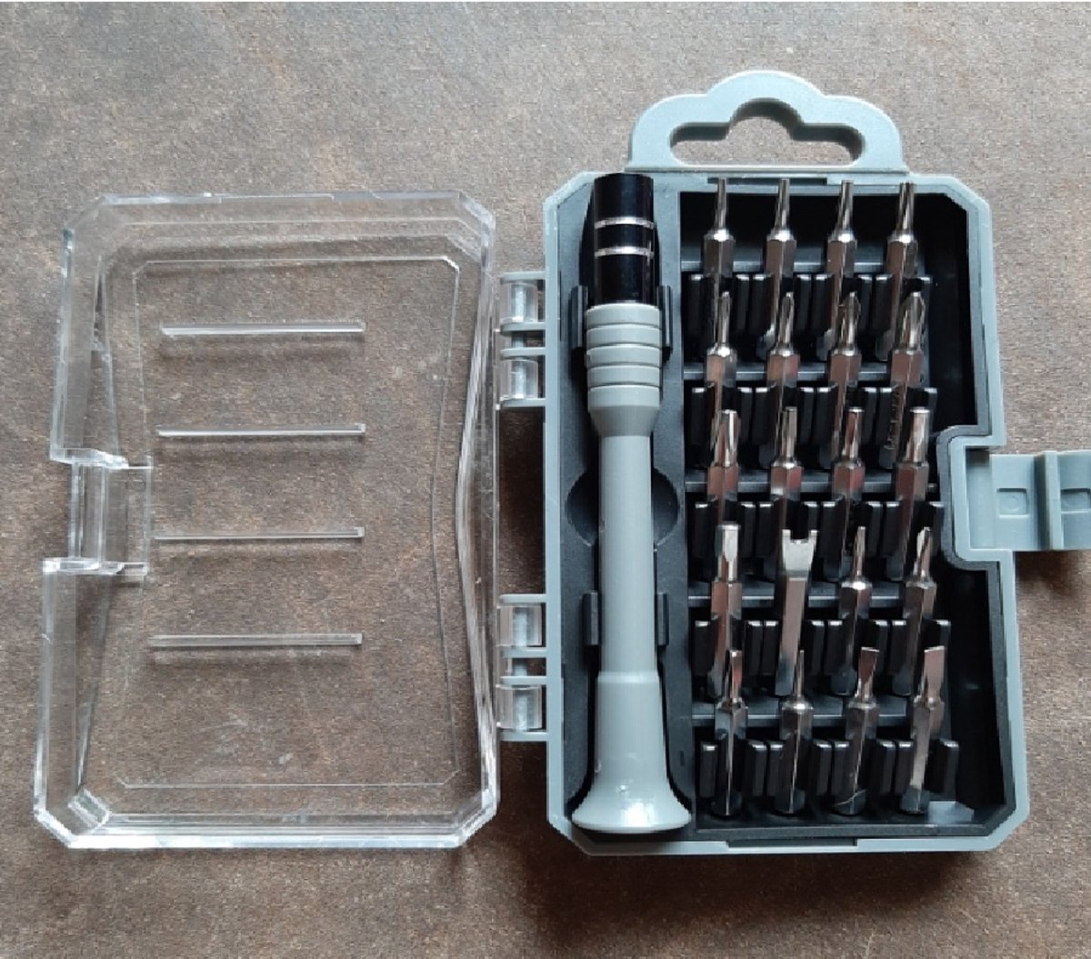 Stolz Mini screwdriver bit set - Compacte schroevendraaier - bit set - 21 delig