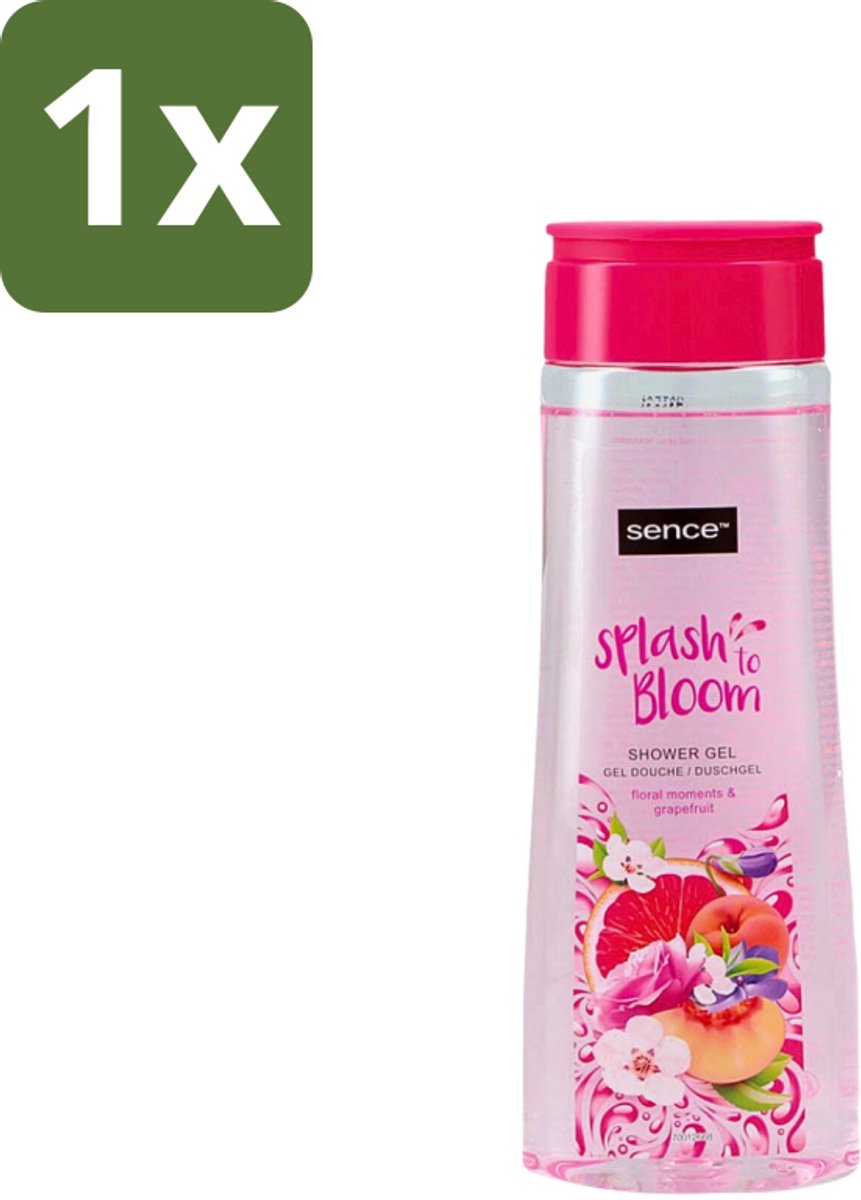 1 x Sence - Floral Moments & Grapefruit - Douchegel - Fris & Fruitig - 300 ml - Douchegel - Grapefruit - Bloemige Geur - Fris - Fruitig