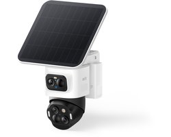 eufy eufyCam S4 - 4K PTZ beveiligingscamera buiten - Triple lens bullet - 360° pan/tilt - 8x zoom - AI-tracking - HomeBase S380 - Zonne-energie