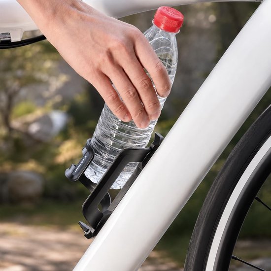 Fietsbekerhouder - Bidonhouder - Drinken op de fiets - Ultralicht ontwerp - 45 gram - Zwart — afbeelding 4