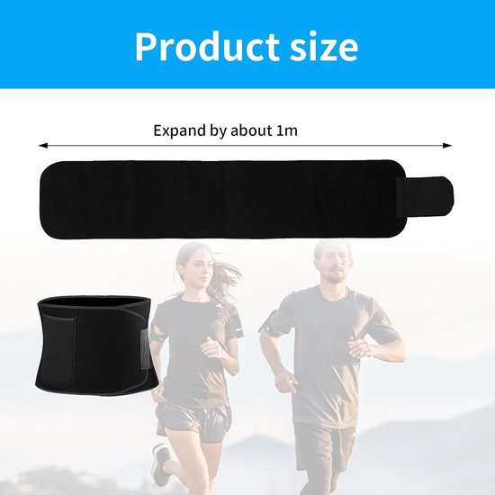 Efficiënte Buikband voor Mannen en Vrouwen, Snelle Ontspanning en Ondersteuning voor de Buik, Ideaal voor Training en Herstel — afbeelding 5