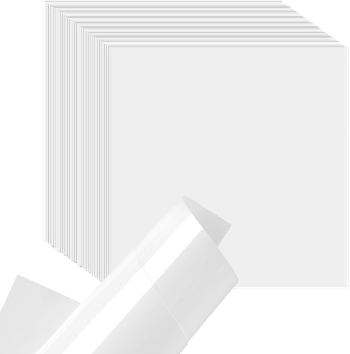 Elzusha - 60 Stuks Lege Mylar Sjablonen van 12x12 inch