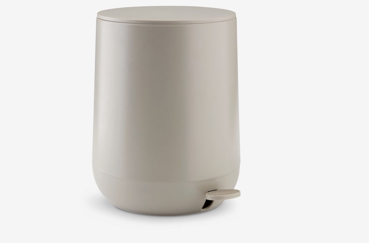 Luxe pedaalemmer - 5 Liter - Softclose - Beige - Modern - Minimalistisch - Scandinavisch Design