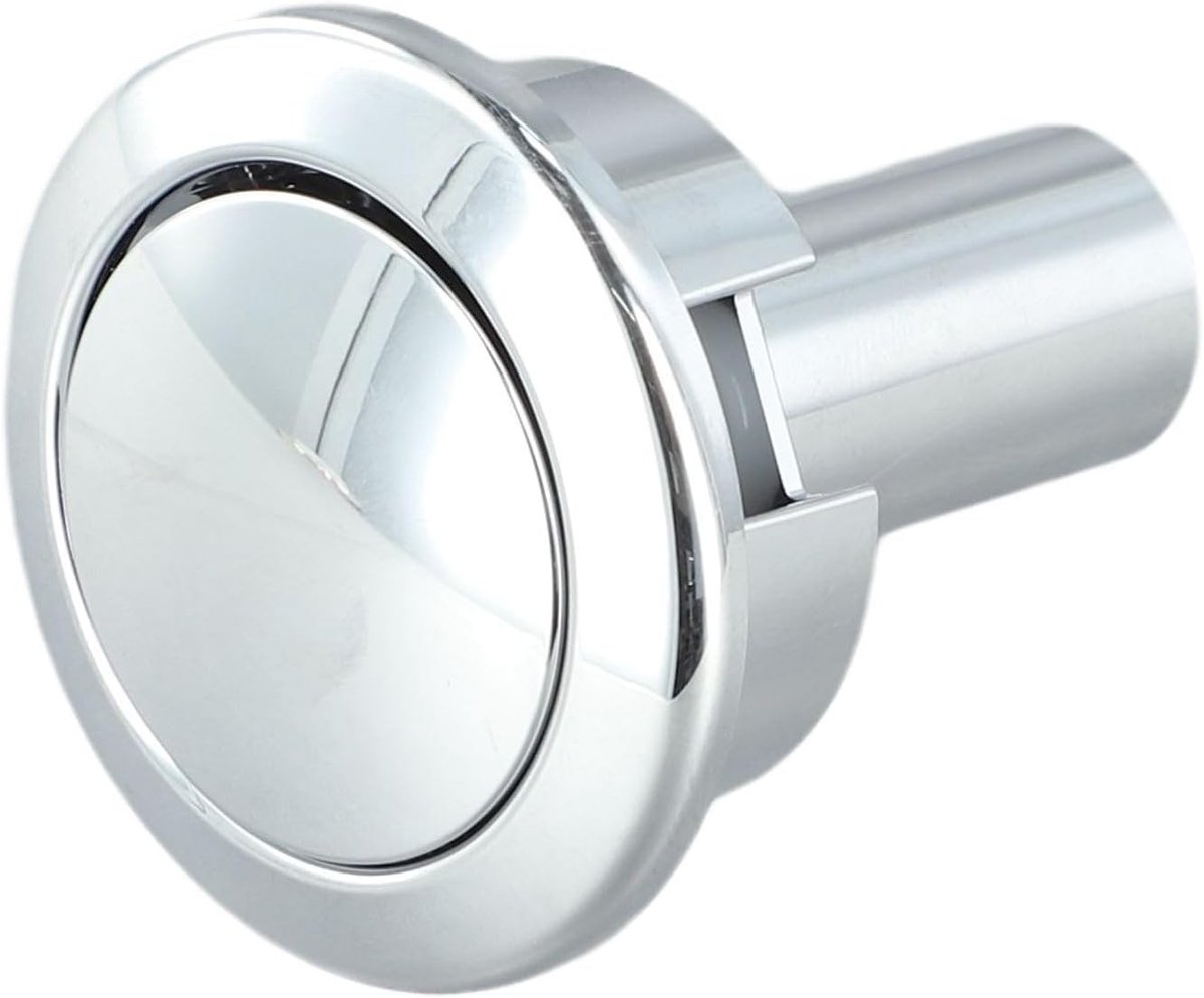 Vervangende Toilet Spoelknop voor Standaard Cisternen, Geschikt voor 38mm tot 44mm Gaten, Chroom Afwerking, Duurzaam en Eenvoudig te Installeren