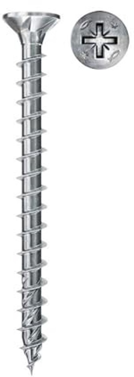 Elzusha - PowerFast II 4.0 x 40 - Chipboard schroef met volledige draad - 1000 stuks