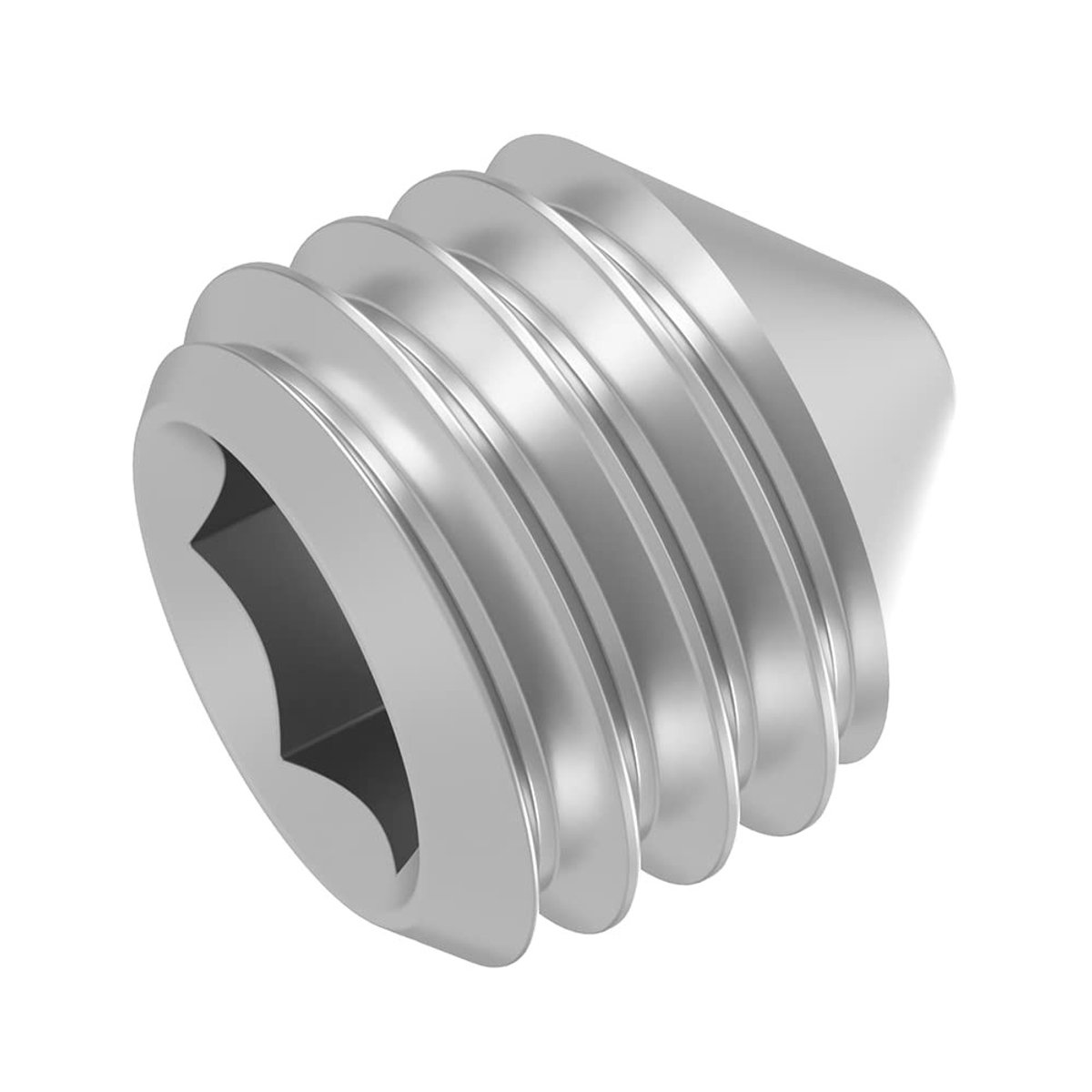 Elzusha - M4 x 5 mm Draadpen met Punt - 20 Stuks