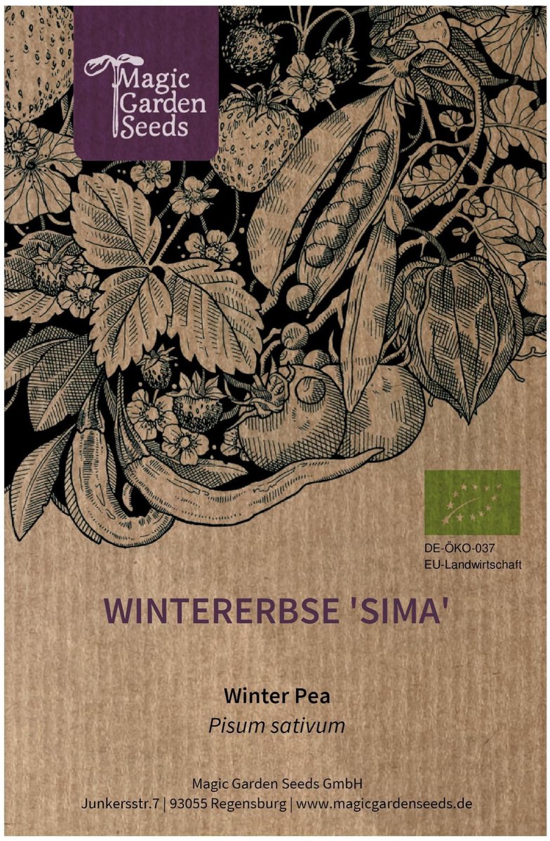 Elzusha - Wintererwt 'Sima' Zaden (Pisum sativum) - Ongeveer 50 Biologische Zaden