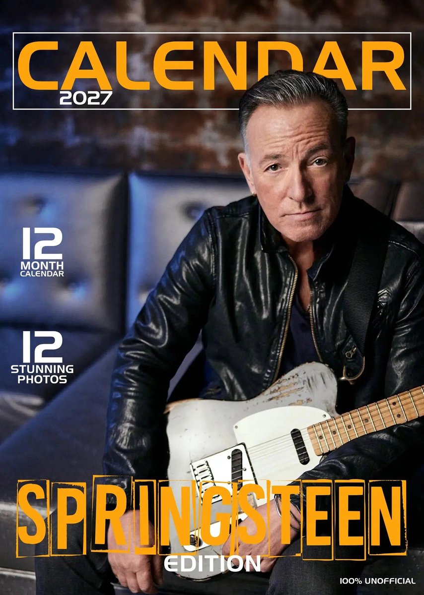 Bruce Springsteen A3 Kalender 2027