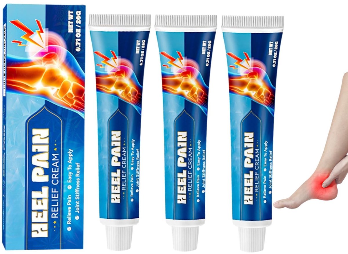 Elzusha - Hielzalf, 3 Stuks Kalmerende Zalf voor Hielpijn, 20 g