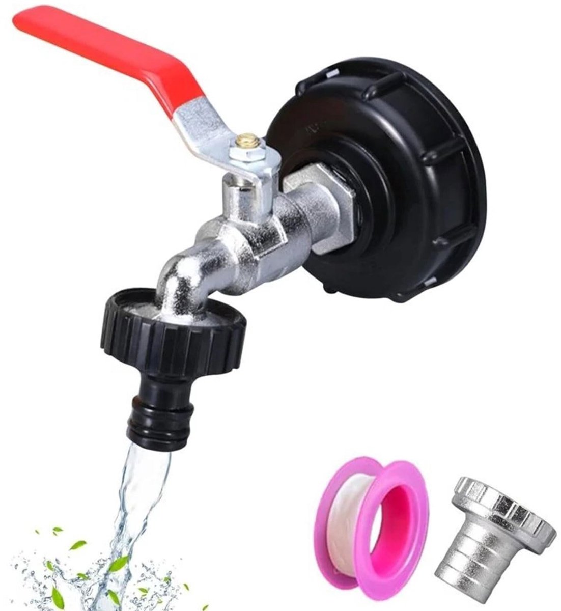 Elzusha - IBC Tank Adapter met 3/4 Inch Kraanverbinding