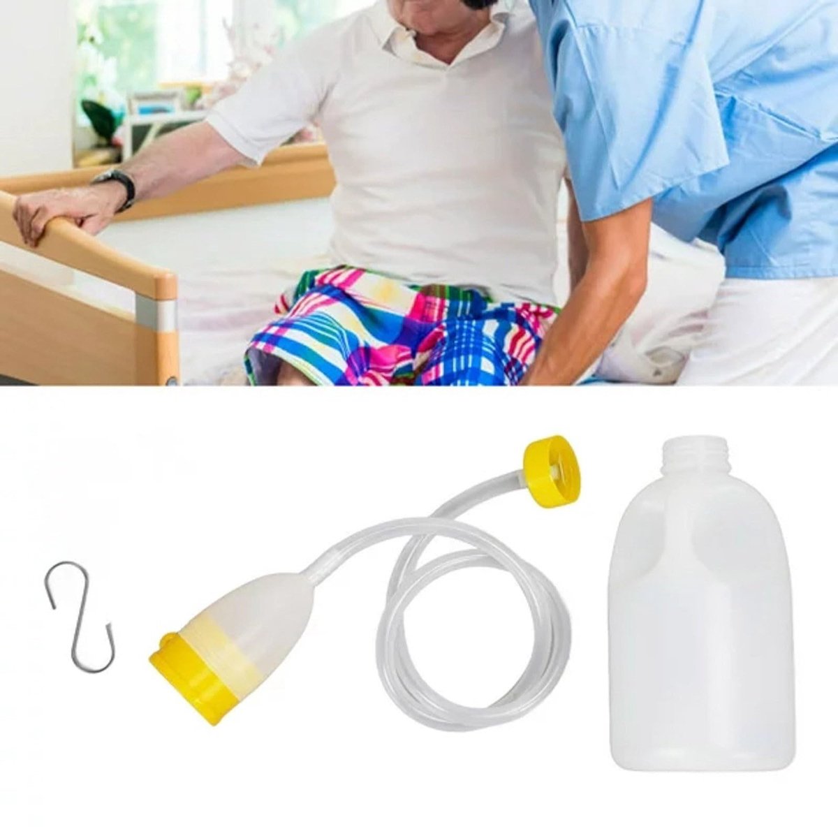 Elzusha - Urinoir fles voor mannen - 1700 ml lichtgewicht