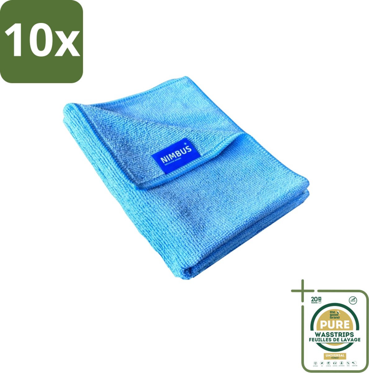 10 x NIMBUS Magic Schoonmaakdoek - Grootverpakking - Schoonmaken - Vuil Verwijderen - Stof Verwijderen - Strepen Verwijderen - Doek