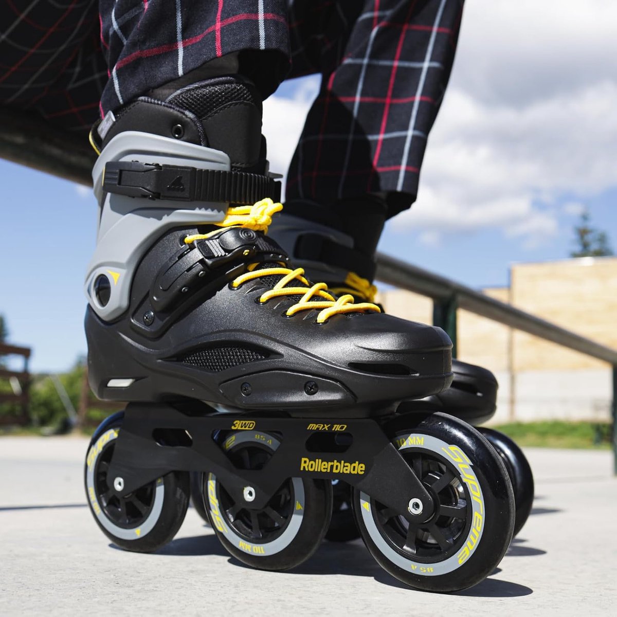 Rolschaatsen - Inline skates - Sportief Skaten - Veelzijdige technologie - Maat 40.5 - Wit Grijs