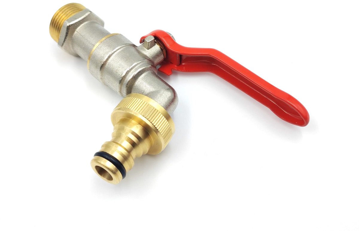 Elzusha - Spout Valve 3/4" - Professionele Kwaliteit - Langwerpige Versie