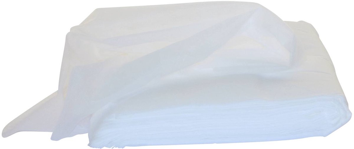 Stofwisdoek polypropyleen 20-grams 40x25 cm wit - 1000 stuks