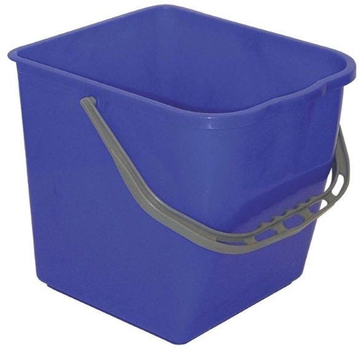 Emmer voor werkwagen 15 liter blauw