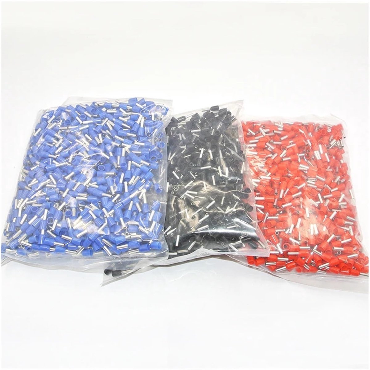 Elzusha - Geïsoleerde Kabelschoenen - 3000 Stuks Rood, Zwart en Blauw