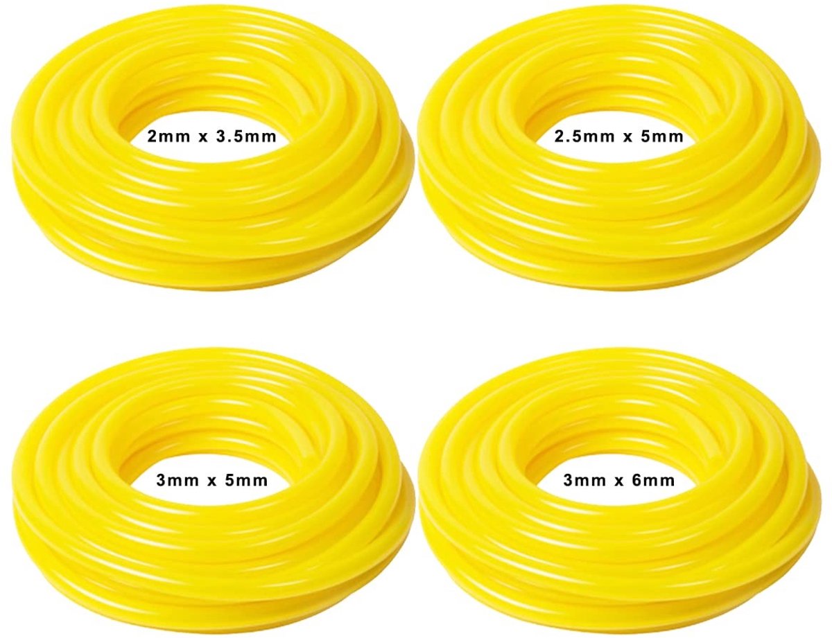 Elzusha - Set van 4 Brandstofslangen van PVC voor Diverse Toepassingen