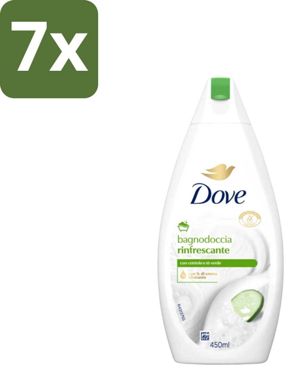 Dove – Douchegel – Refreshing – 450 ml - Bulkverpakking - 7 stuks