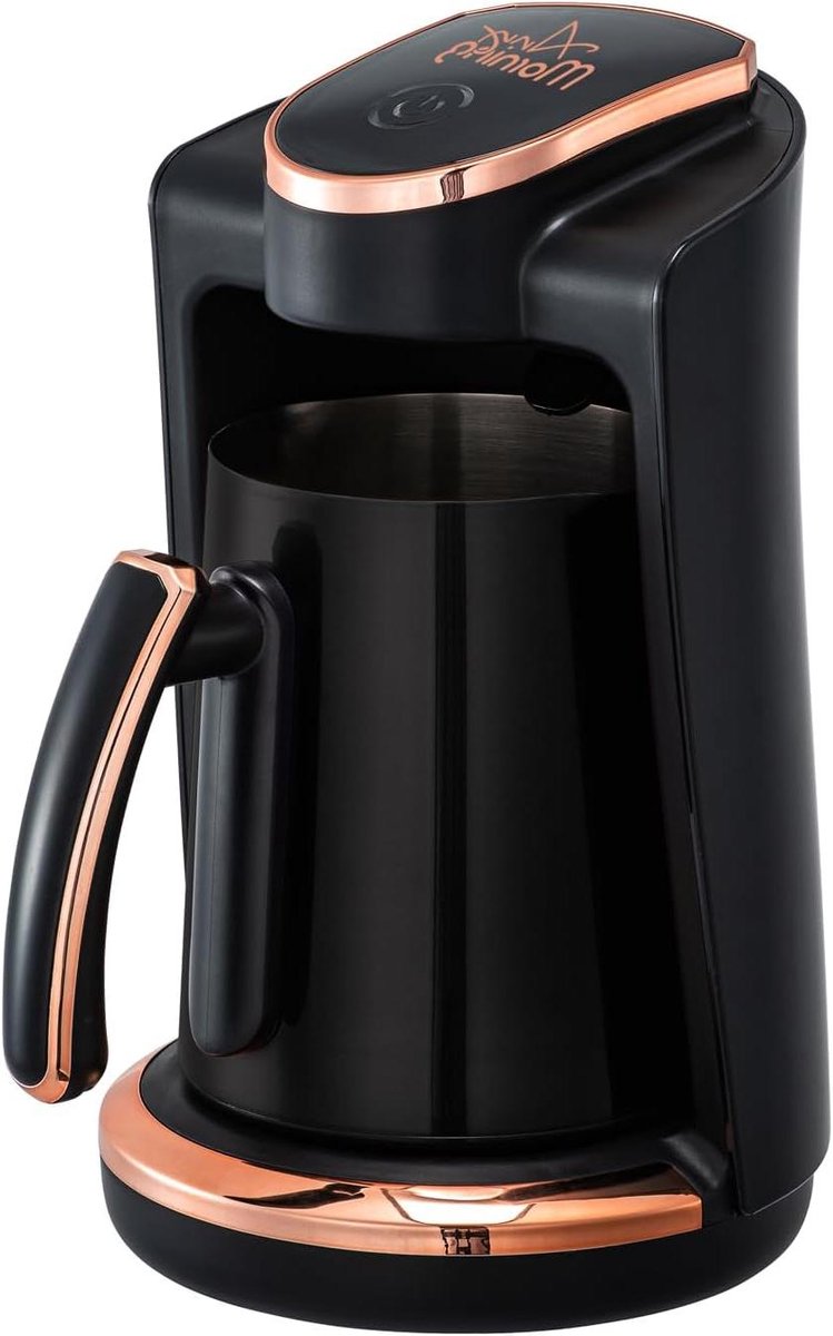 Koffiezetapparaat - Turkse Koffie Maker - Authentieke Koffie - Automatische Uitschakeling - 4 Koppen - Zwart