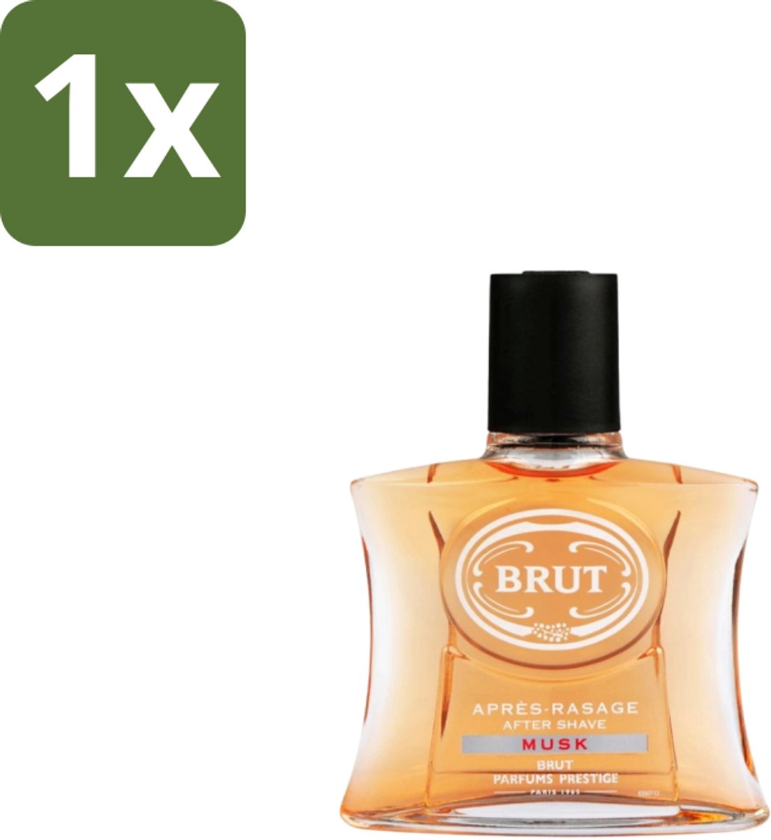 1 x Brut – Aftershave Lotion – Musk – 100 ml - Aftershave Musk - Aftershave Lotion - Heren Aftershave - Klassieker Aftershave - Amber Geur