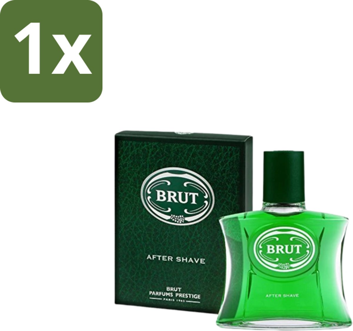1 x Brut for Men – Aftershave Lotion – 100 ml - Aftershave - Herenverzorging - Klassieke Geur - Scheren - Huid Verzorging