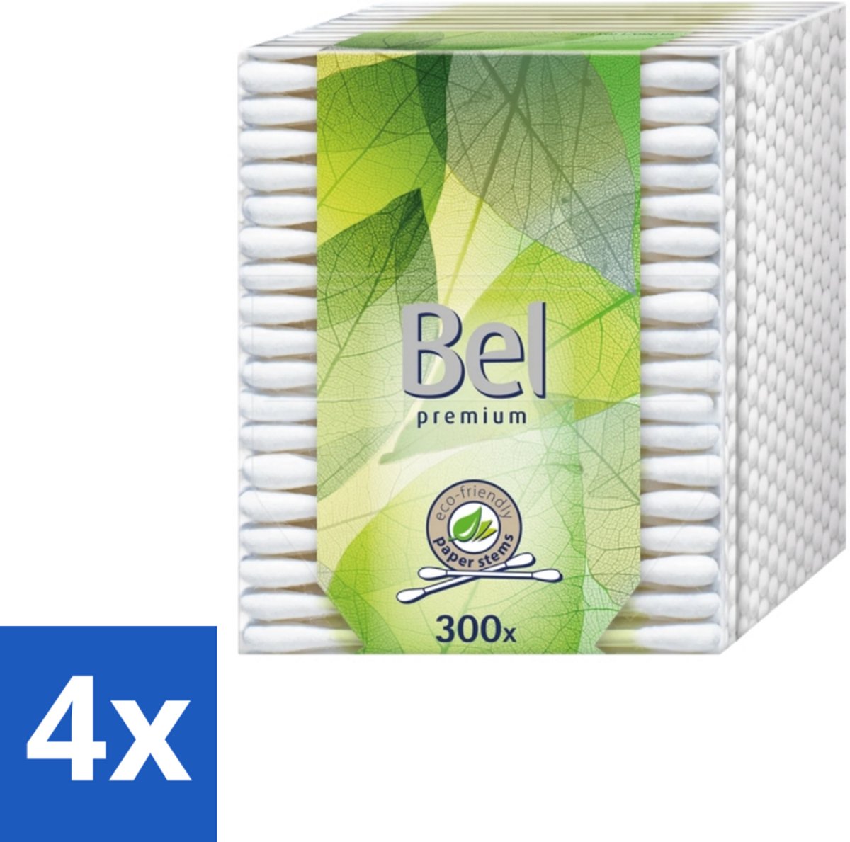 4 x Cotton Buds – Wattenstaafjes – Premium – Katoen - Katoenstaafjes - Wattenstaafjes - Hygiëne - EHBO - Babyverzorging