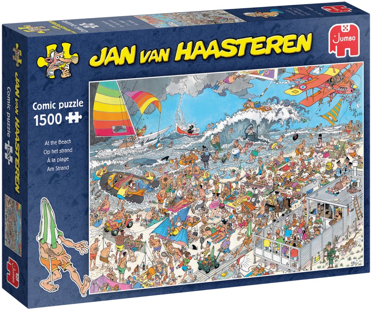 Solidchoice - Op het Strand 1500 Stukjes Legpuzzel voor Volwassenen