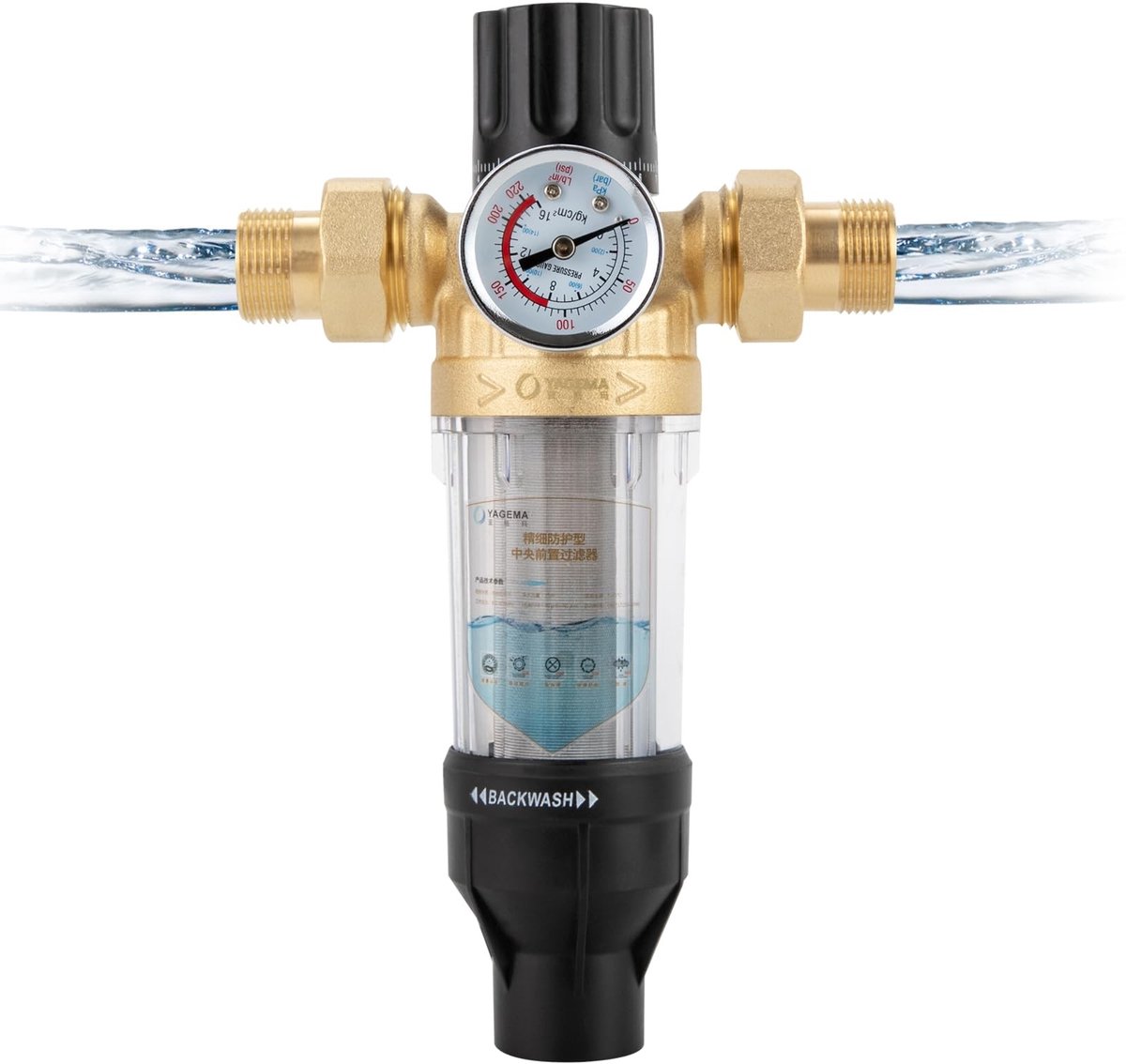 Solidchoice - Herbruikbare Waterpomp met Filterpatroon - Geschikt voor Slang