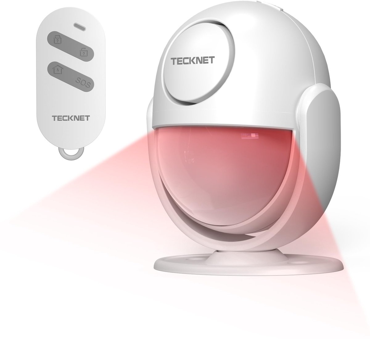 Solidchoice - Bewegingssensor Alarm met Afstandsbediening en 125 dB Geluid