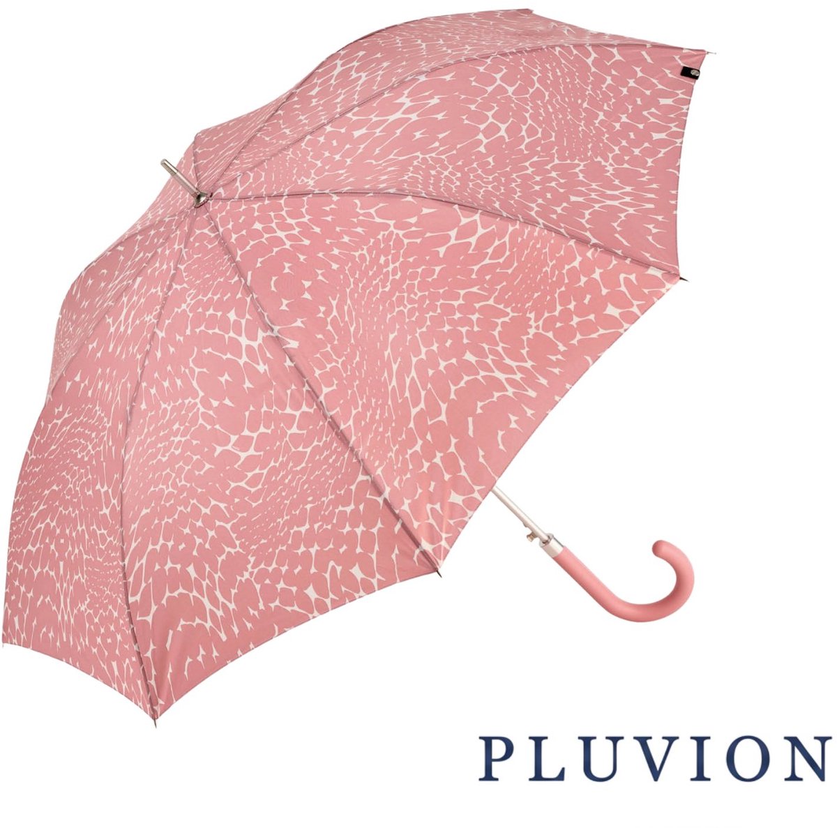 Pluvion - dames stormparaplu Stones - roze - windproof