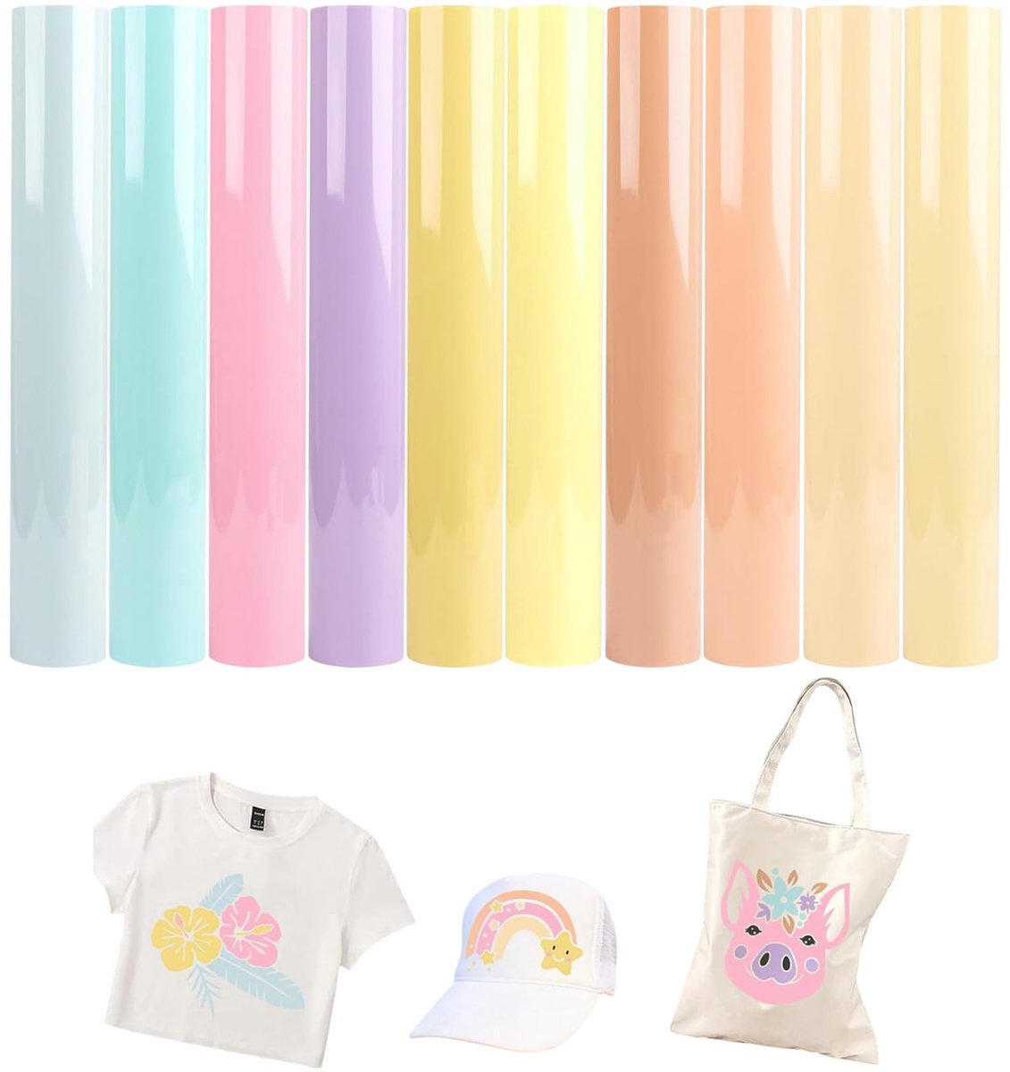 Solidchoice - Pastel Vinyl voor Strijken op Kleding