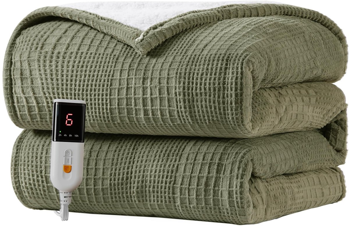 Solidchoice - Elektrische Deken 150x200cm met 9 Temperatuurinstellingen