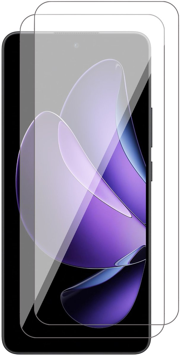 Screenprotector geschikt voor Oppo Reno 13F / 13 FS – 2 Stuks – UltraClear Gehard Glas – Case Friendly – 9H Krasbestendig
