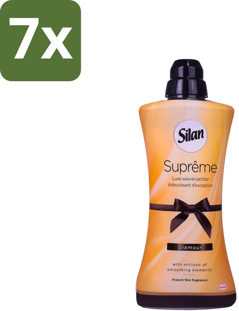 7 x Silan Suprême - Wasverzachter - Glamour - 44 Wasbeurten - 1.2L - Wasverzachter - Wasgoed Verzachter - Luxe Wasverzachter - Fris Wasgoed - Zijdezacht Wasgoed
