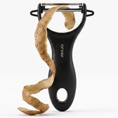 AMJO Premium Dunschiller - Y-model - Multifunctionele Groenteschiller - Aardappelschiller - RVS - Zwart