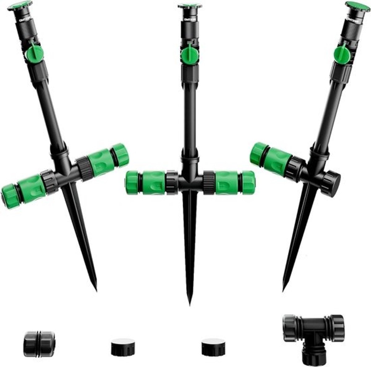 Tuinsproeier Gazon - Water Sproeier - Gazon Water Geven - 360 Graden Verstelbaar - 30 cm - Groen