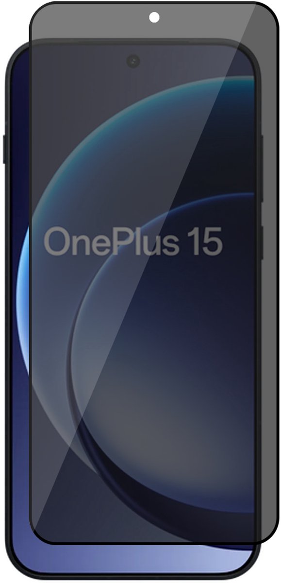 Privacy Screenprotector geschikt voor OnePlus 15 5G – Full Cover Gehard Glas – Anti Inkijk – Privacy Filter