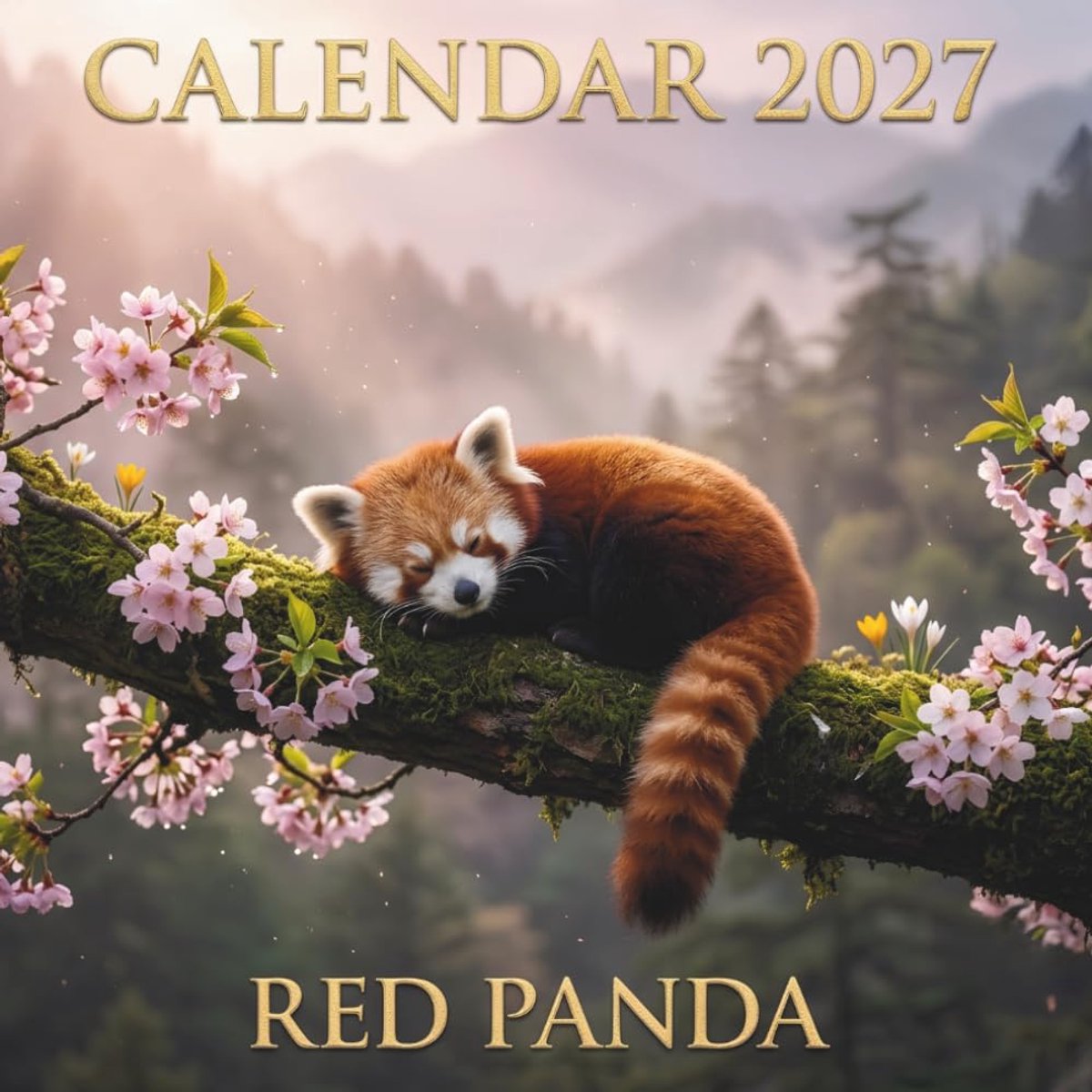 Red Panda Calendar 2027: 12 Months of Forest Adventures and Nature Photography - ShopVlot