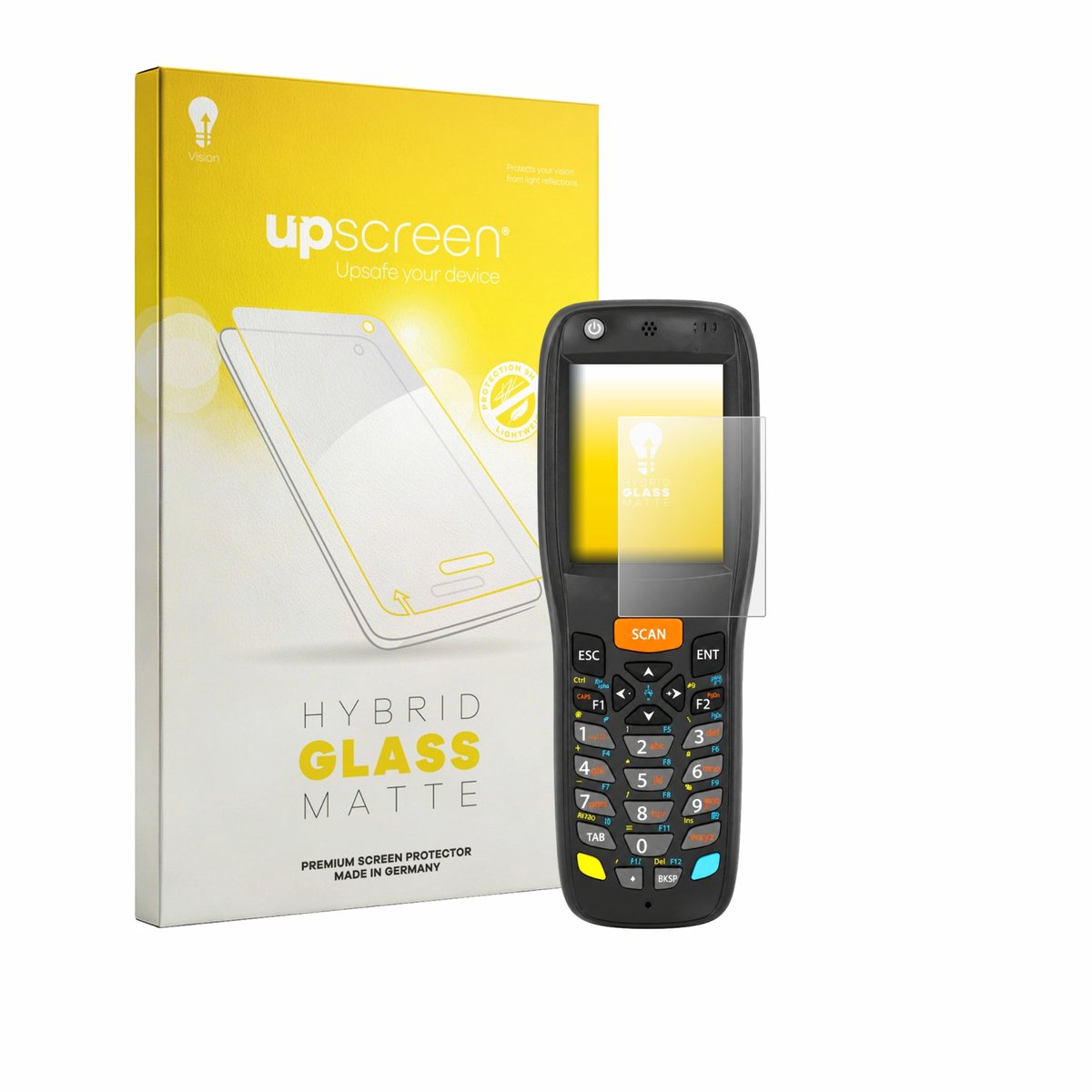 upscreen - Screenprotector voor Datalogic Memor X3 - Folie Beschermfolie Beschermglas matte