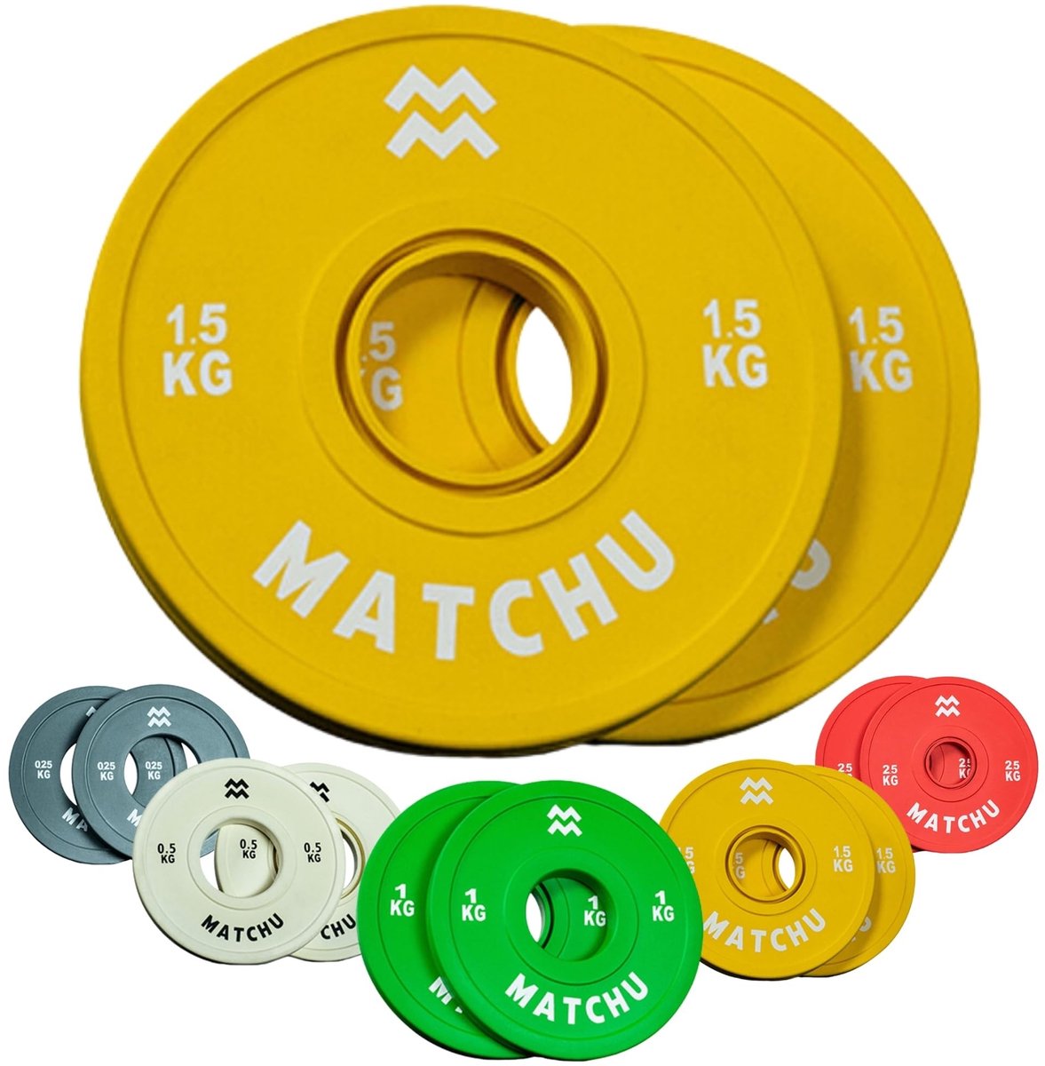 Elzusha - Fractional Gewichten - Mini 0.25 kg - Set van 2