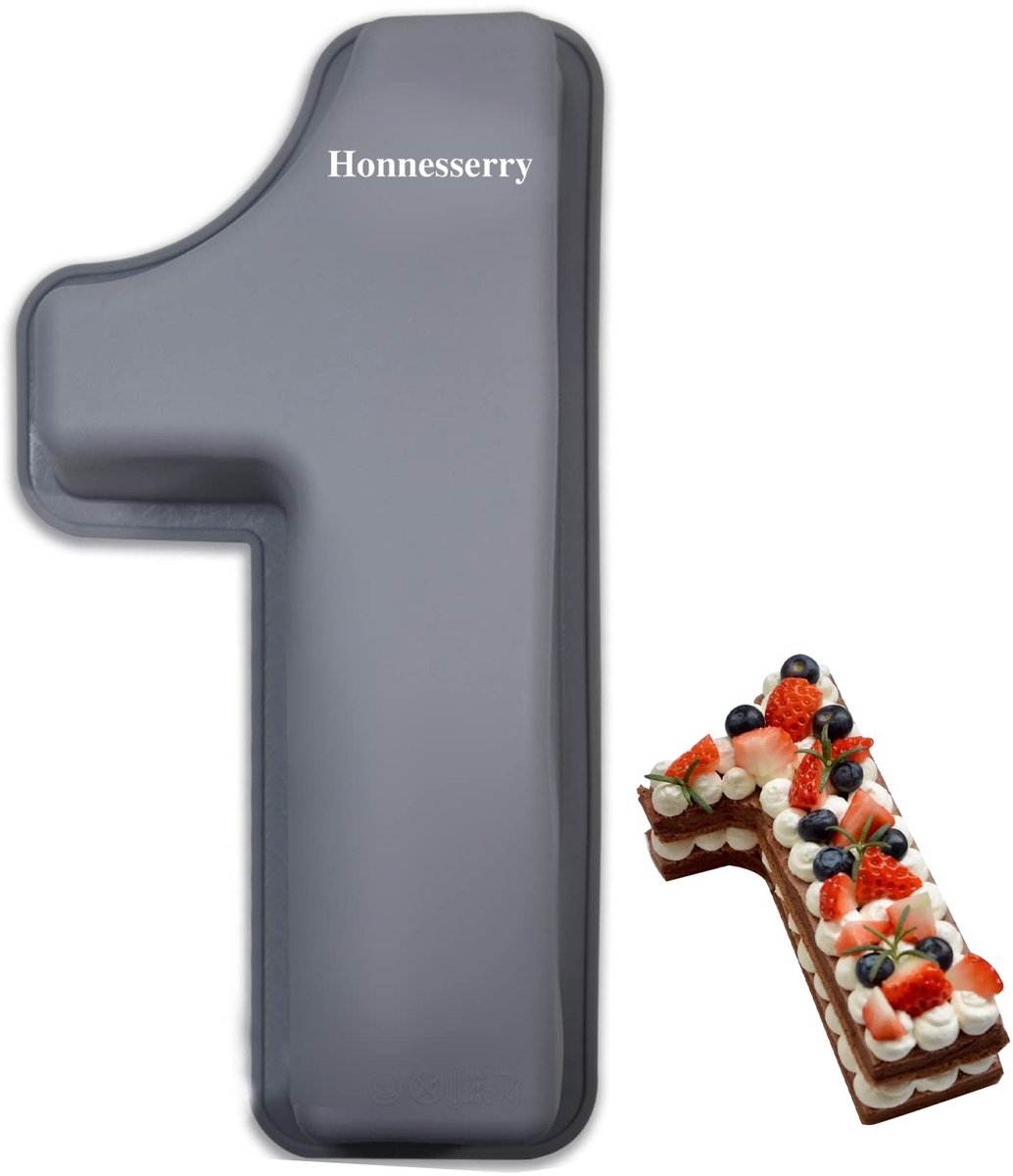 Elzusha - Silicone Cakevorm Nummer 1 voor Taarten