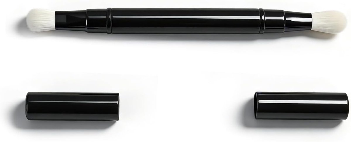Draagbare intrekbare oogschaduwkwast voor dagelijks gebruik, ideaal voor professionele oogmake-up en precisiewerk