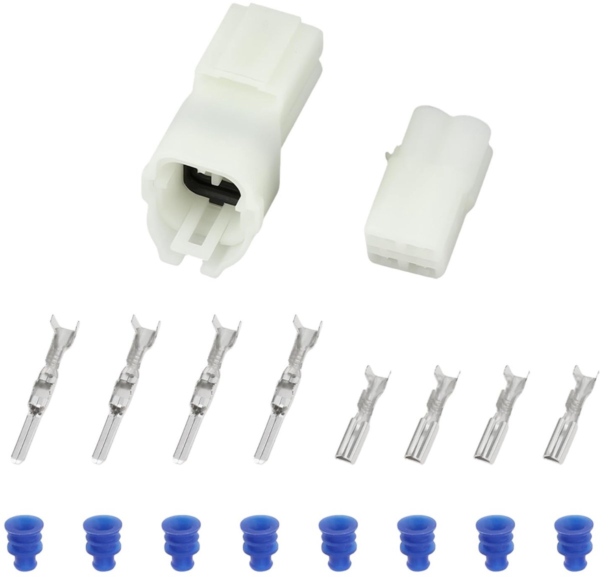 Elzusha - 2Sets 4Pin Male Female Connectoren voor Diverse Toepassingen