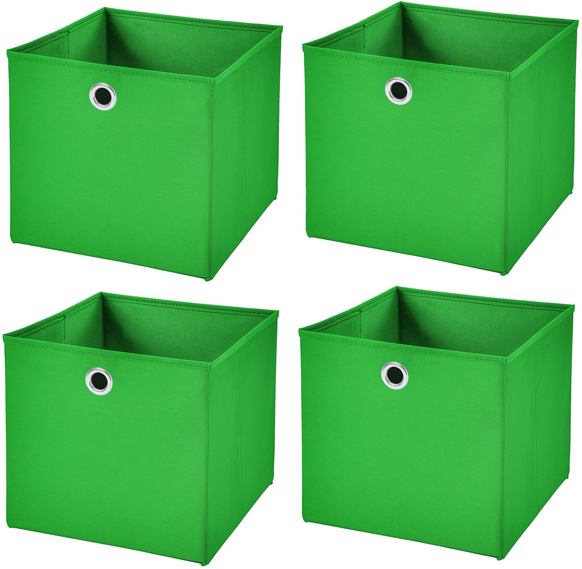 Elzusha - Set van 4 Opvouwbare Dozen, 28 x 28 x 28 cm